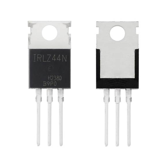 The image shows two small electronic components, each with a label indicating a different model number, suggesting they could be integrated circuits or transistors.
AI-generated content may be incorrect.