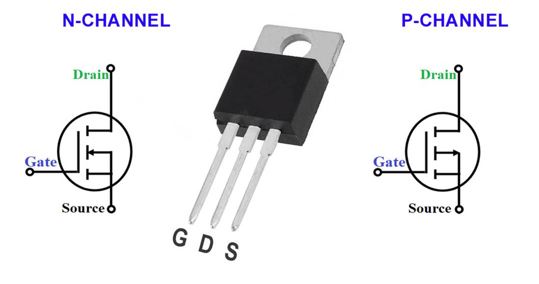 What is Mosfet? What does it do? P-Channel & N-Channel – RC Models, DIY Hobby Elektronics, Arduino projects, RC Airplanes